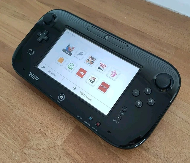 OFFICIAL NINTENDO WII U Gamepad Touch Screen Controller Black Wup