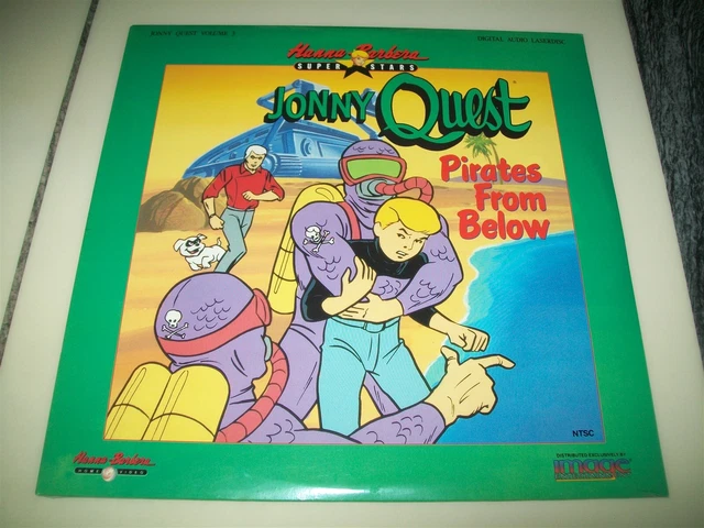 JONNY QUEST VOLUME 3: PIRATES FROM BELOW Laserdisc LD BRAND NEW HANNA-BARBERA!