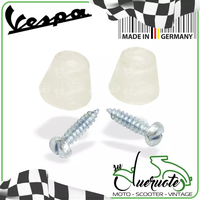 Kit Bussola Capsula Vite Fissaggio Cresta Parafango Vespa Px 125 150 200 Piaggio