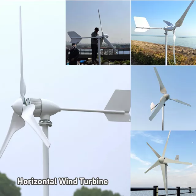 3000W 48-220V Windkraftanlage 3 Rotorblätter Windgenerator Windturbine  Windräder