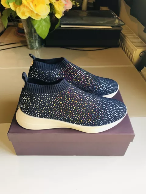 Carvela store jealousy navy