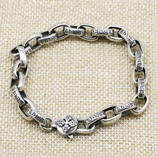 Real 925 Sterling Silver Filled Solid Cuff Bangle | Large 70mm | Ladies Silver Bracelet