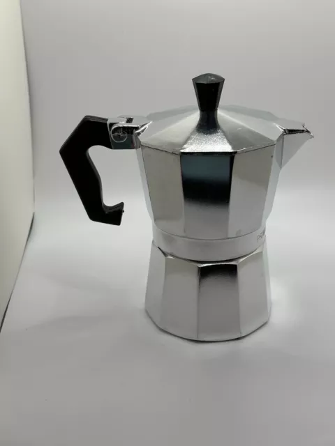 PRIMULA Aluminum 3-Cup Stovetop ESPRESSO MAKER For Italian & Cuban Coffee Silver