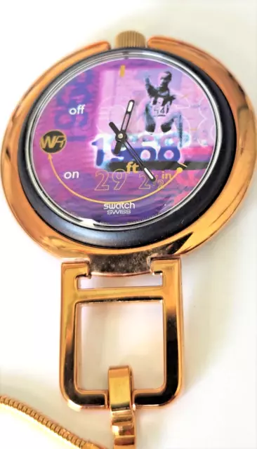 SWATCH POP MUSICALL S. OLYMPIC BOB BEAMON-PUZ100-1996 melody by P. Mendonca-NEW