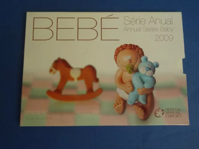 * BU EURO PORTUGAL BABY 2009 FDC * 1 cent à 2€ * KMS BABY 2009* PORTOGALLO* NEUF