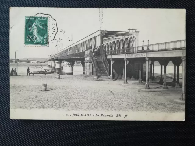 CPA 33 BORDEAUX - La Passerelle