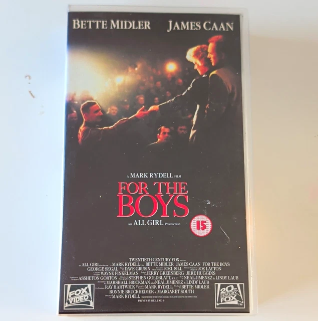 FOR THE BOYS (VHS, 1992, 20th Century Fox) Bette Midler - Brand