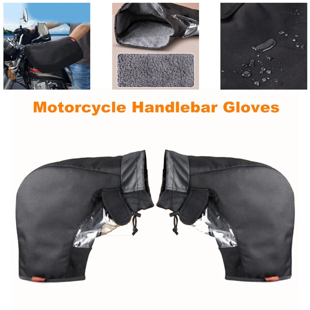 ATV Gloves Waterproof Motorcycle Gloves Snowmobile Handlebar Gloves for Moped