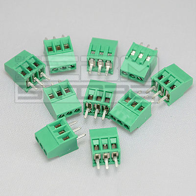 ART Art 2 pz morsetti 3 poli passo 2,54mm Morsettiera PCB circuito stampato AZ06 