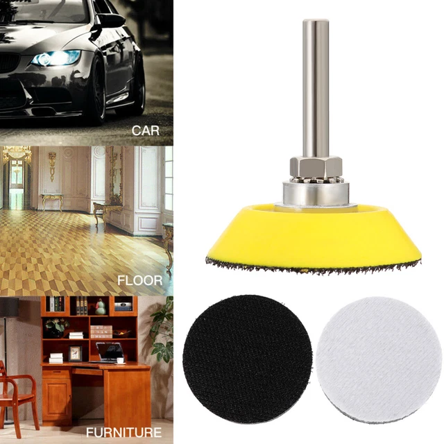 4 Pcs Hook and Loop Sanding Pad Buffering Rotary Discs Soft Foam Suite Air