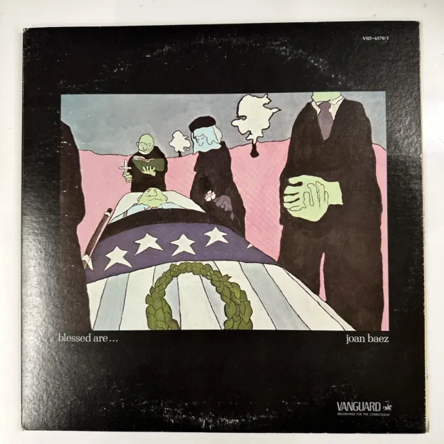 Blessed Are LP Record Album Vinyl Joan Baez with 45 RPM