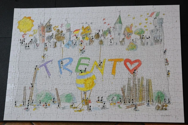 Puzzle Delle Formiche di Fabio Vettori  540 pièces  : Mur de Trente