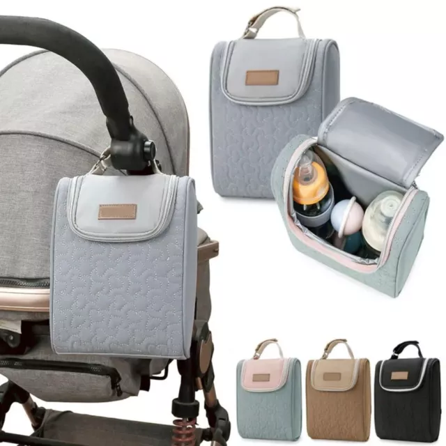 Baby Bottle Warmer Bag Baby Waterproof Insulated Lunch Bag Outing Mommy Bags