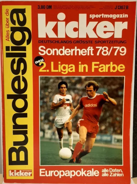 Kicker Sonderheft Fussball Bundesliga Saison 1978 1979 Konvolut Sammlung rar