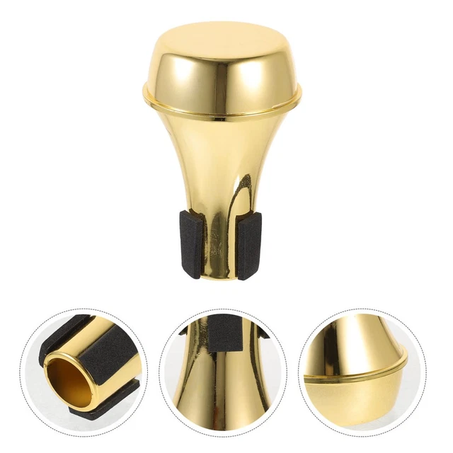 Boquilla Trompeta Instrumento De Latón Chapado En Oro De 17c