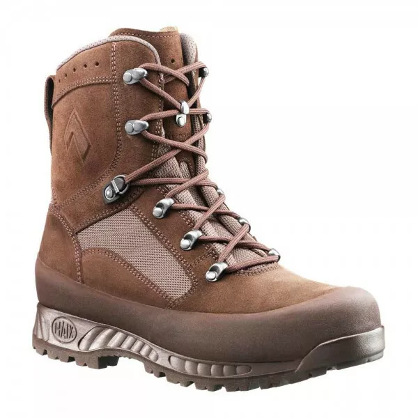 British Army Haix Desert Brown Combat High Liability Boots