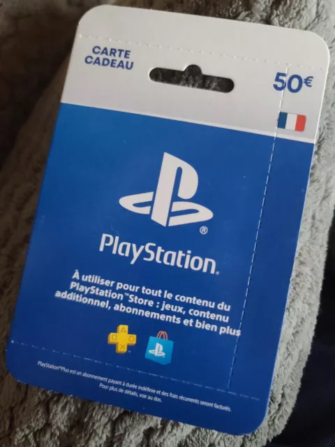 Carte Psn 50€ Playstation Network PSP / PS3/ PS4/PS5 FR