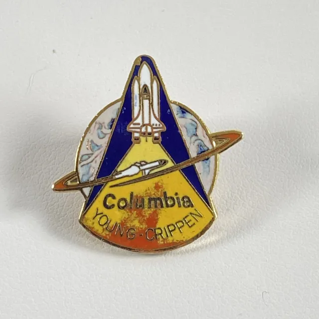 Nasa Pin - Columbia Young Crippen, STS-1
