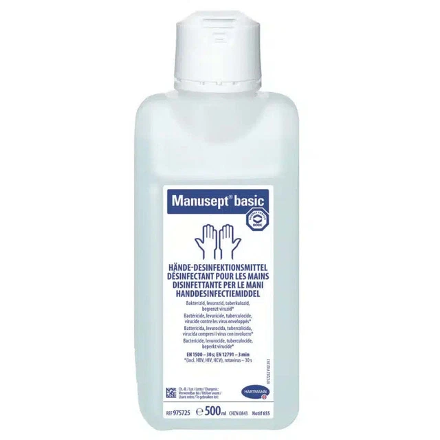 Hartmann Manusept basic Händedesinfektionsmittel - 500 ml - B00DCG24AI