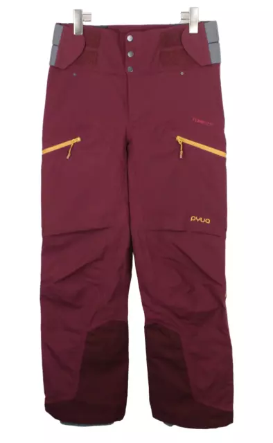 Pyua Creek-Y 3-Layer Pantaloni da Snowboard Uomo Medio Recco Climaloop Borgogna