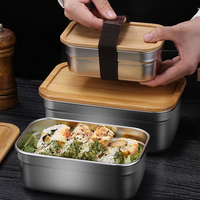 2 piezas funda de almacenamiento de fruta de picnic acero inoxidable lonchera nevera