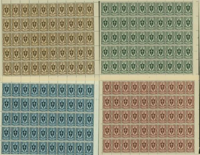 French Cameroun 1941- MNH stamps. Yvert Nr.: 249/262. Sheet of 50.(EB) AR1-00950
