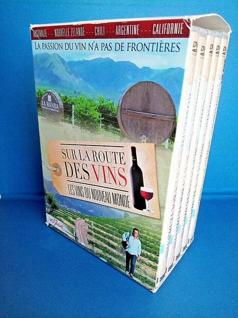 Coffret 5 DVD - Sur la route des vins - Les vins du nouveau monde