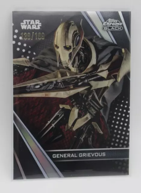 Topps Star Wars Chrome Black 2023 General Grievous Refractor 138/199 Parallel