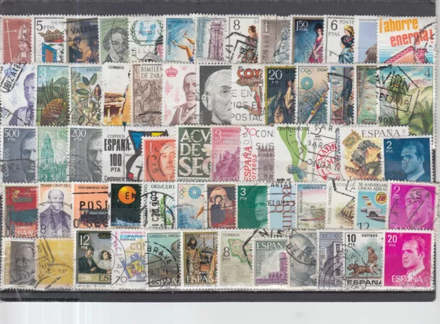 Schönes Lot Briefmarken aus Spanien gestempelt