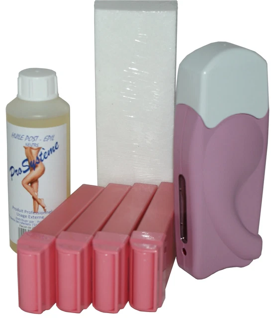 Kit Epilation A La Cire Tiede  4 Roll-On De 100Ml+1 Huile De 250M +100 Bandes