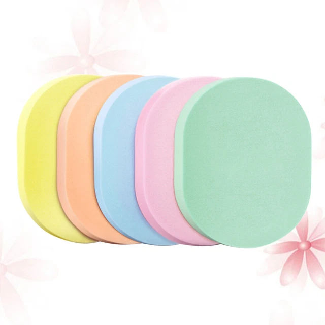 5 piezas esponja Konjac pintada cara exfoliante corporal esponja maquillaje esponja facial esponja facial