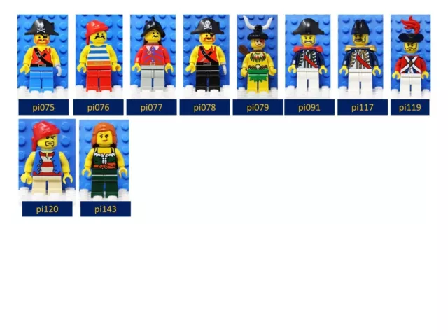 ⚓🦜Authentic LEGO Pirates Minifigures - Classic, Armada, Guards, Islanders ⚓🦜 2