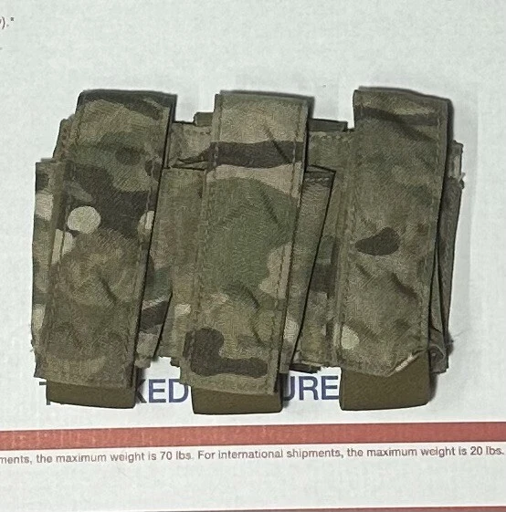 Eagle Industries Multicam DGLCS D Marked triple 40mm Pouch - CAG SEAL 330d SOF Eagle Industries Multicam DGLCS D Marked triple 40mm Pouch - CAG SEAL 330d SOF