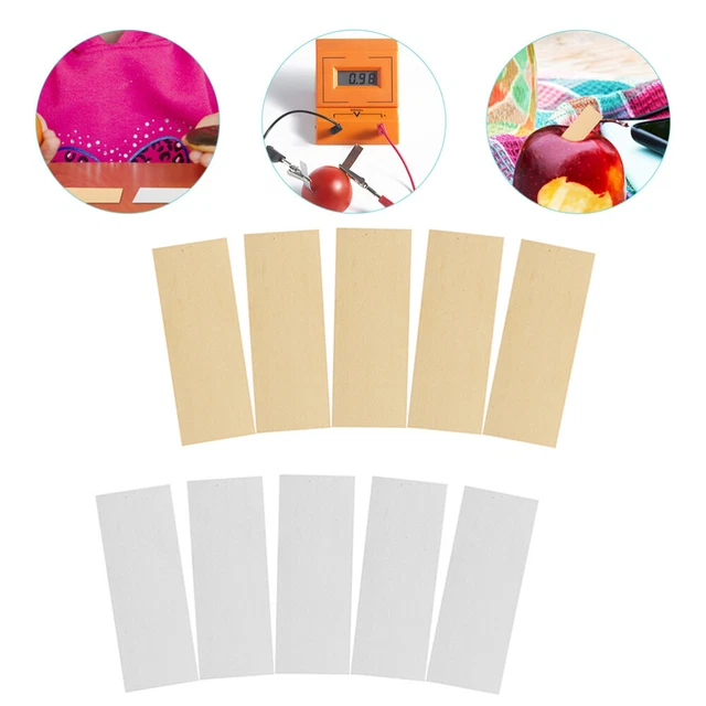 Kit De Zinc Et Cuivre Pour Expériences Scientifiques - 15 Bandes - Pour Piles Aux Fruits Et Galvanoplastie