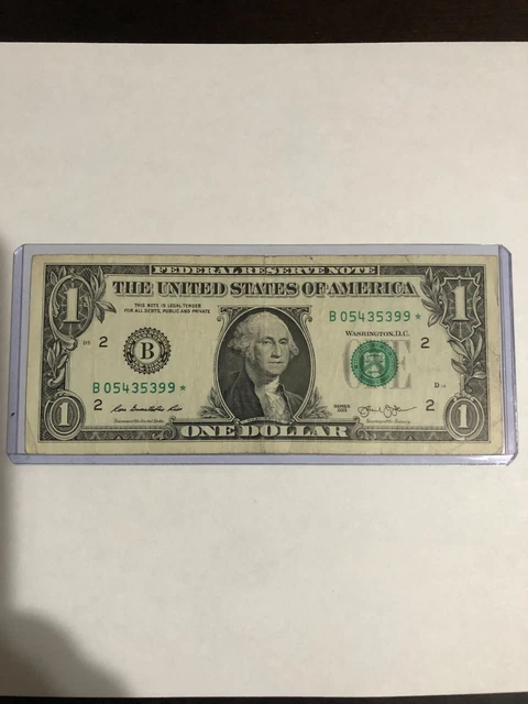 $1 2013 B Duplicate Star Note See Photos Dc Note $1 2013 B Duplicate Star Note See Photos Dc Note
