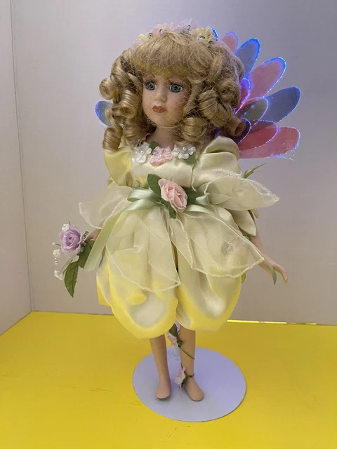 Heritage Signature Collection Porcelain Doll Springtime FAY Fiber optic