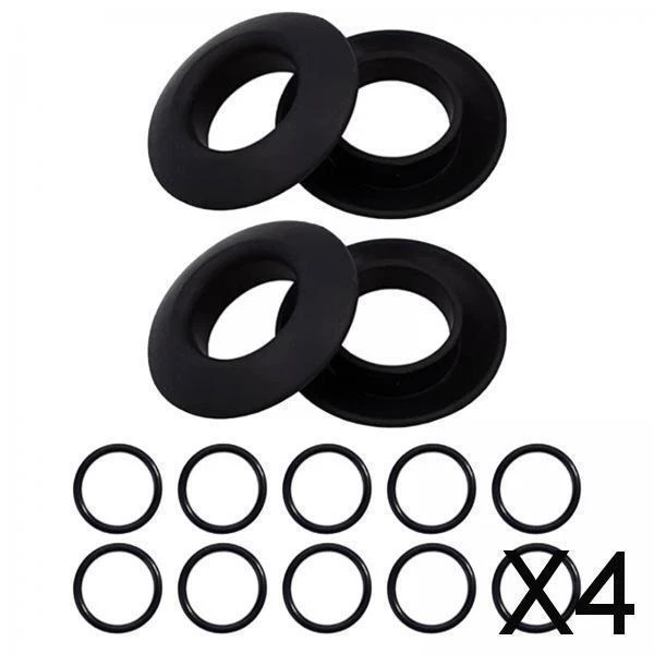 4 Anneaux Anti-Gouttes Pour Pagaie De Kayak/Canoë - Caoutchouc - Universel