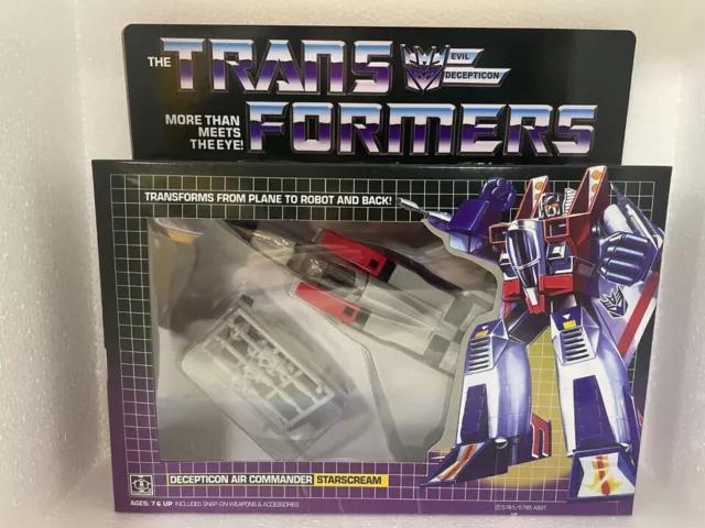 Transform G1 Starscream reissue brand new action figure Free Shipping