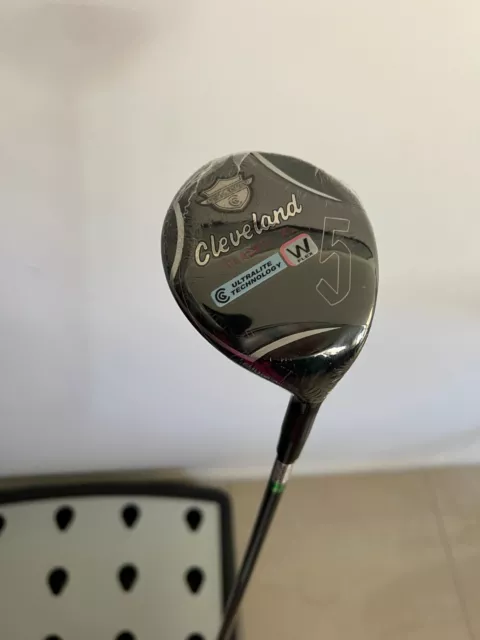 New Ladies Cleveland Golf Classic Xl Rh 5 Fairway Wood 5W 18° W Flex Headcover