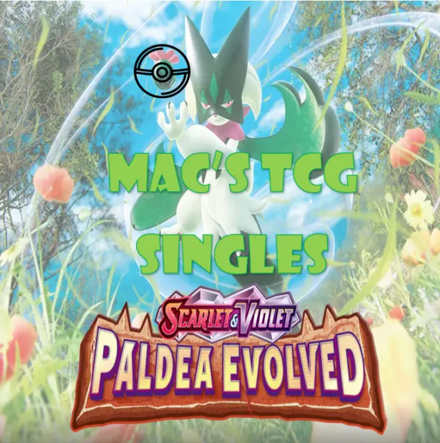 Pokémon TCG - Scarlet and Violet Paldea Evolved Single Cards and Holo Cards