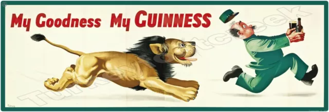 My Goodness My Guinness 6" x 18" Metal Sign