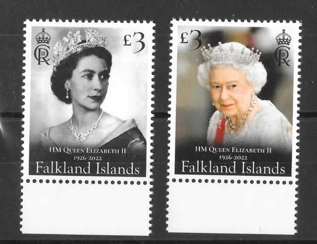 Falkland Islands 2023 NEW ISSUE HM QEII 1926-2022  MNH