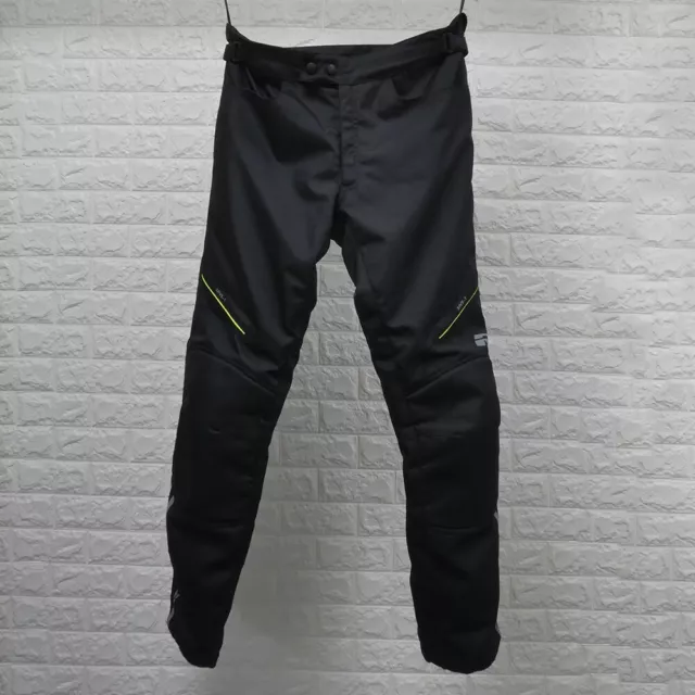 Road Touring 1.0 Textile Motorcycle Trousers - Black / Neon Yellow - XL