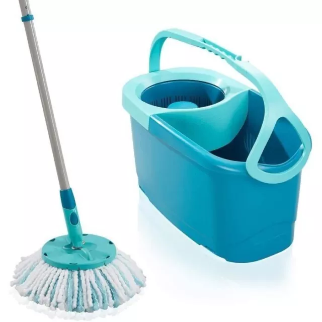 Kit de nettoyage sol Clean Twist Disc Mop Ergo 52101 Leifheit - Balai espagno...