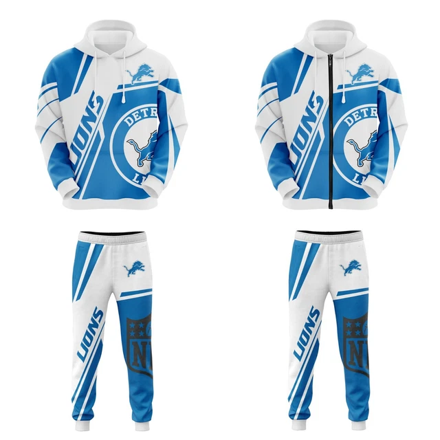 Detroit Lions Hoodie/Sweatpants/Tracksuit Mens Pullover/Zipper Activewear Gift