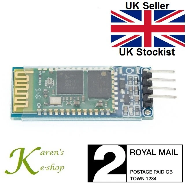 HC-06 ARDUINO ANDROID Wireless Bluetooth RF Serial 5v Transceiver ...