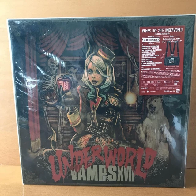 VAMPS LIVE ⅩⅦ UNDERWORLD Goods付BOX DVD VAMPS LIVE 2017 Underworld DVD Limited Box with Original