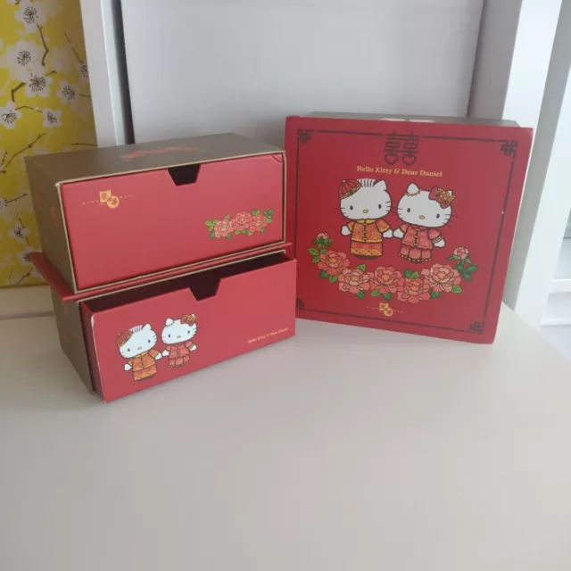 Wing Wah Sanrio Hello Kitty & Dear Daniel Empty Box Storage Trinket Jewellery