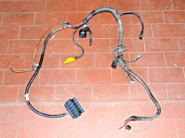 OPEL ASTRA F 1,6l Anlasser Lichtmaschine Batterie Kabelbaum Ladeleitung ...