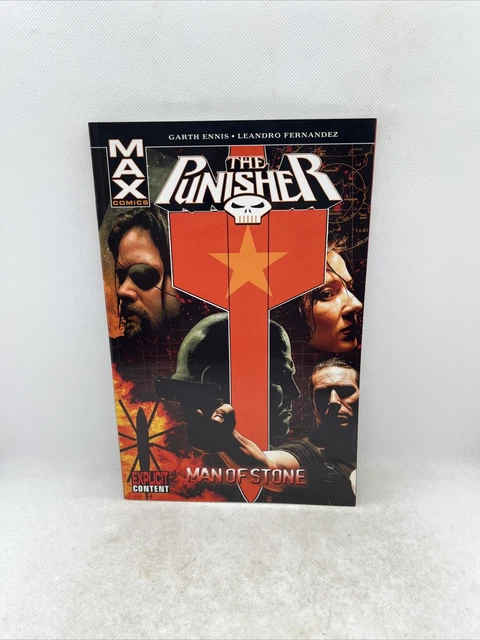Punisher MAX Volume 7 Graphic Novel Man Of Stone Marvel, 2007 FREE SHIPPING